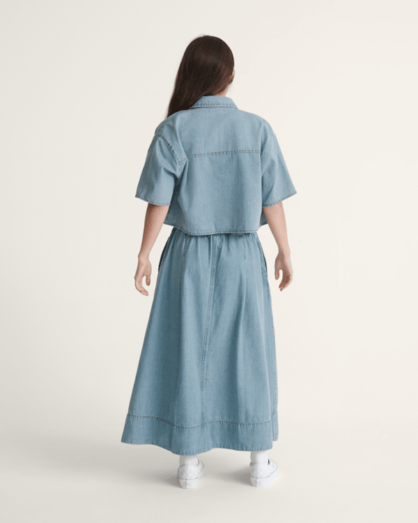 Francesca Full Skirt in True Navy Blue | Vans