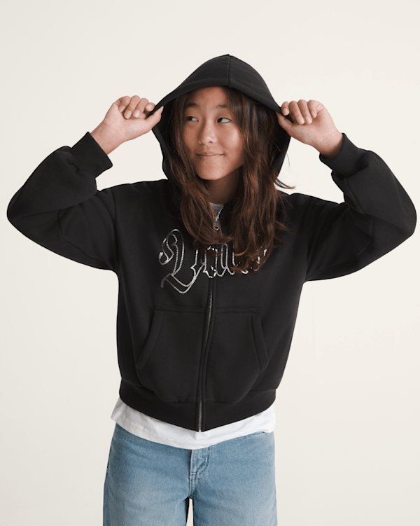 Big Kids Shining Zip Hoodie