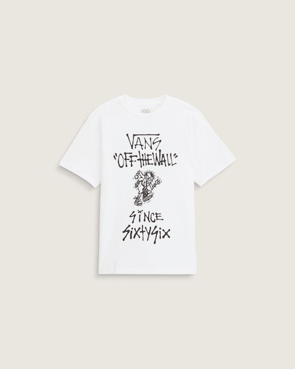 Kids Let Loose T-Shirt in White | Vans