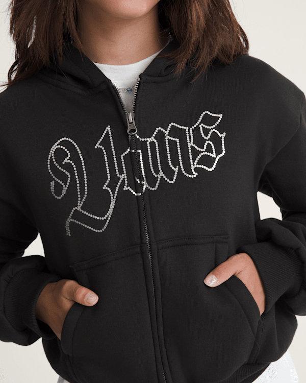 Big Kids Shining Zip Hoodie