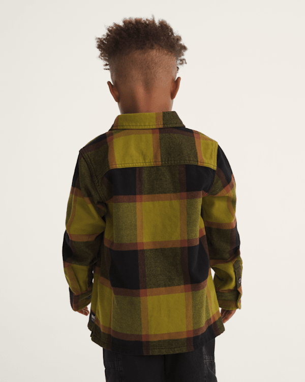 Little Kids Larkspur Plaid Flannel Shirt
