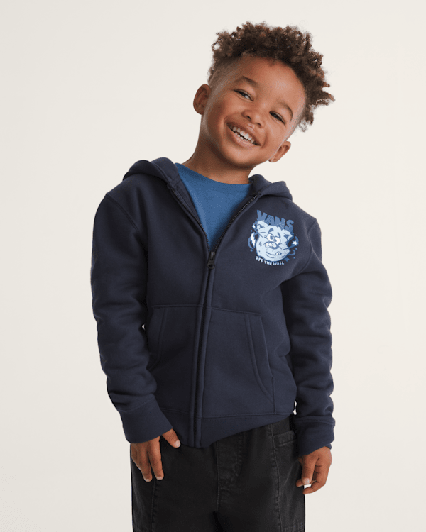 Little Kids Dizzy Bear Zip Hoodie