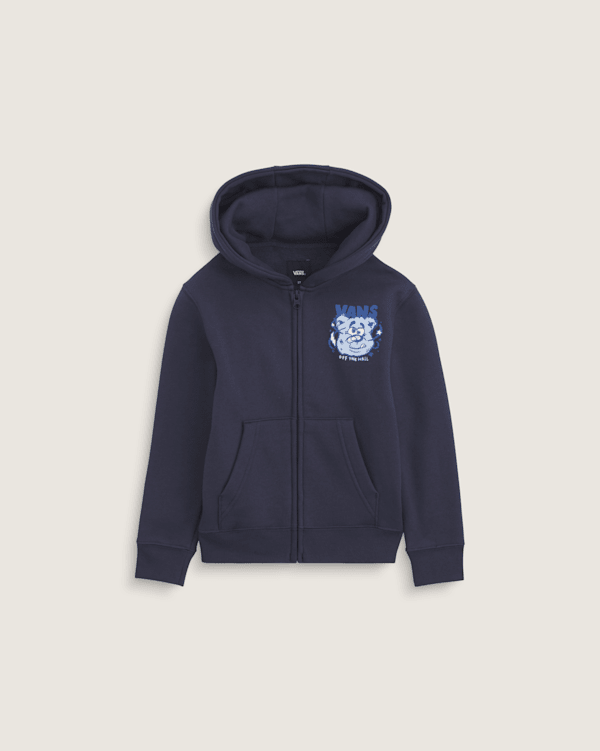 Little Kids Dizzy Bear Zip Hoodie