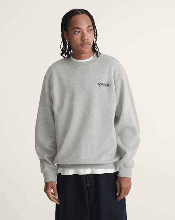 VANSトレーナー♡ Palms Crew Sweatshirt in Cement Heather | Vans