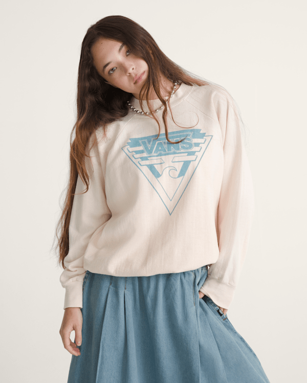 Waffle Shop Wave Blend Crewneck Sweatshirt