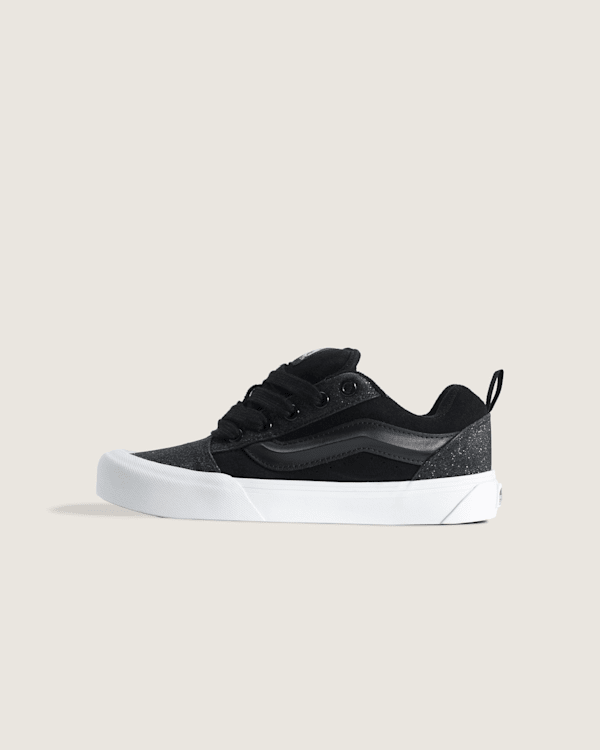 Vans Knu Skool Dazzled - Girls' Grade School Shoes Black/White Size 05.5