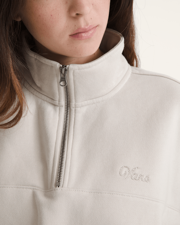 Script Logo Mock Neck Sweatshirt