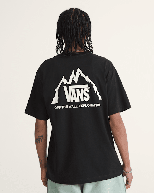 Crestline T-Shirt in Black / White | Vans