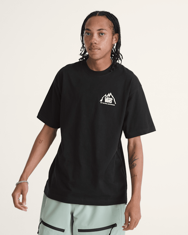 Crestline T-Shirt in Black / White | Vans