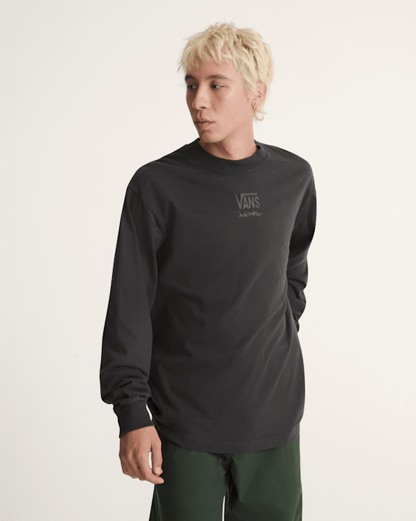 Medium VANS MTE スパイダーウェブ 長袖Tシャツ アメリカ USA Scorpio Long Sleeve T-Shirt in Black | Vans