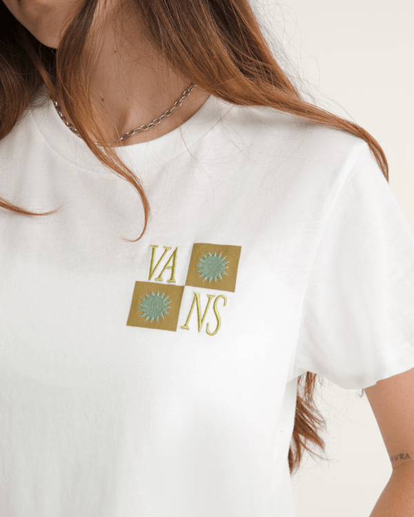 Sunny Checkerboard Crop T-Shirt