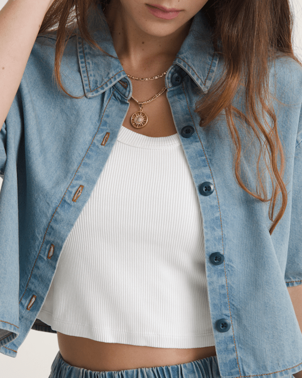 Wren Denim Button Up Shirt