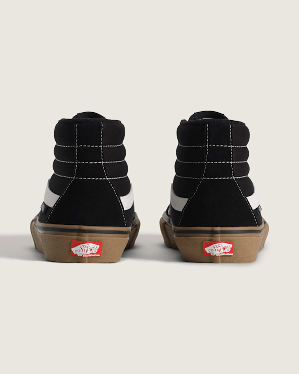 Skate Sk8-Hi Shoe in Gum Black / White | Vans display picture 1