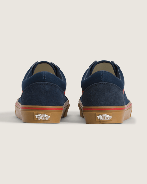 Old Skool Gum Shoe en Navy Blue / Red | Vans CA