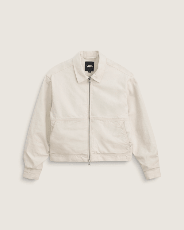 Premium Denim Station Jacket in Natural Seed Beige | Vans