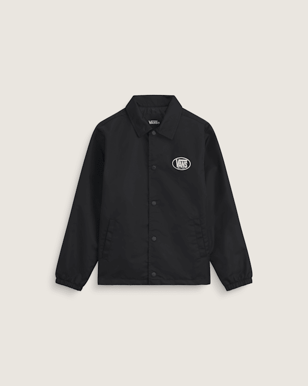 Kids Torrey Coaches Jacket in Black | Vans