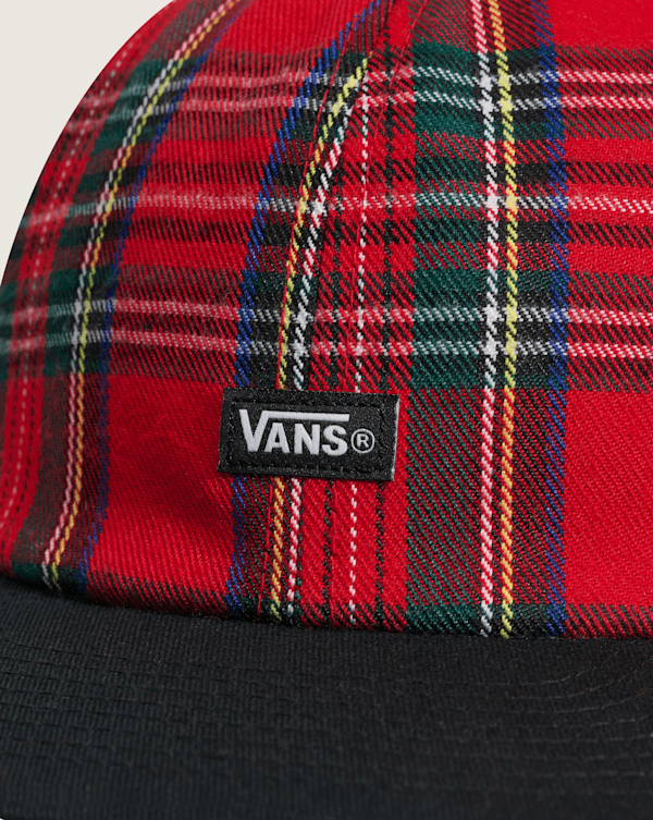 Drop V Plaid Jockey Hat
