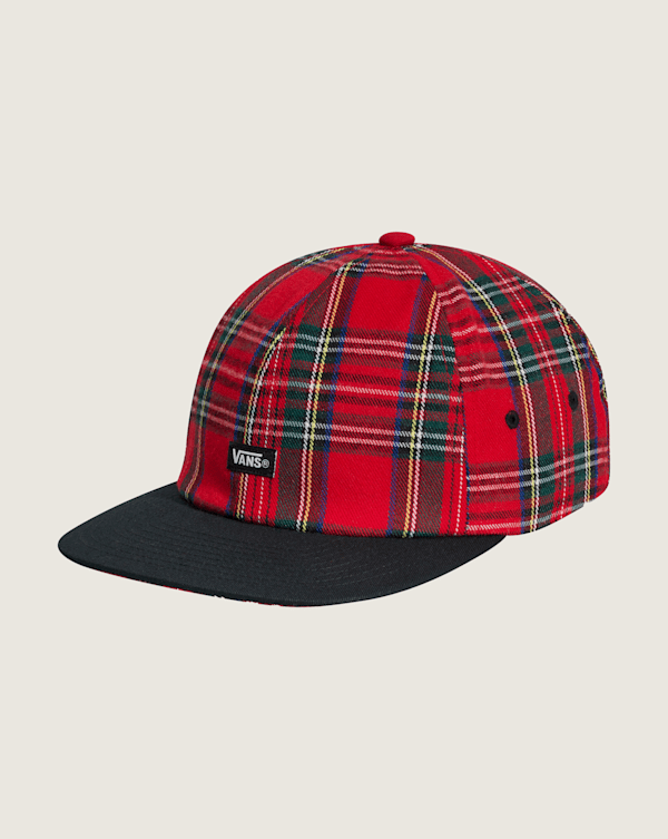 Drop V Plaid Jockey Hat