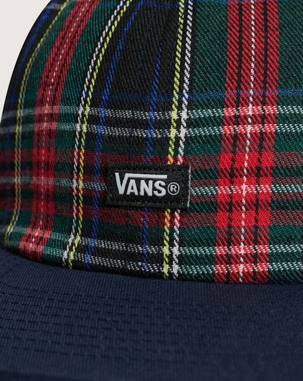 Drop V Plaid Jockey Hat