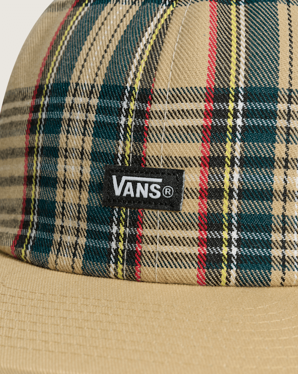 Drop V Plaid Jockey Hat
