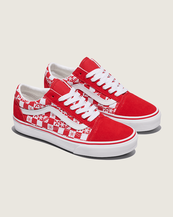 Customs Old Skool Holiday Checkerboard Shoe