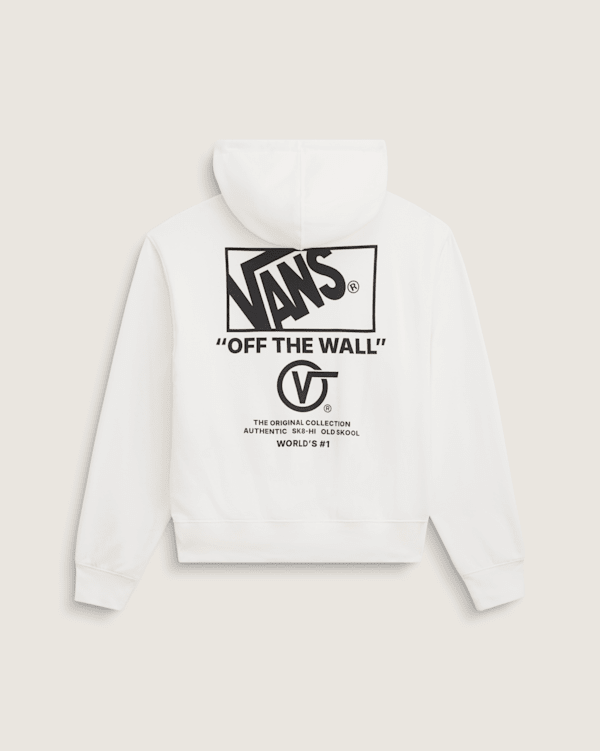 Stacked Hi Pullover Hoodie in Egret White | Vans