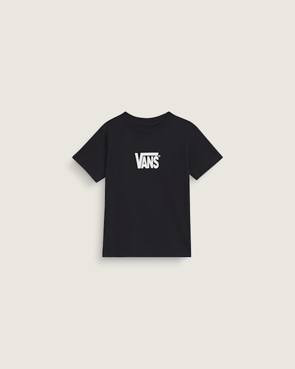 Little Kids Stretch Logo T-Shirt in Black | Vans