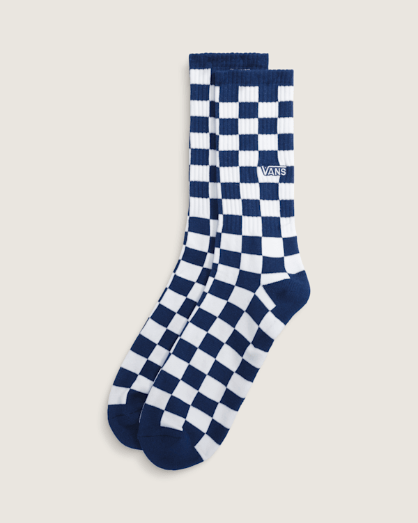 Checkerboard Crew Socks