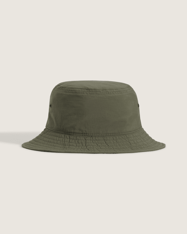 Dropped V Bucket Hat in Mossy Olive Green | Vans