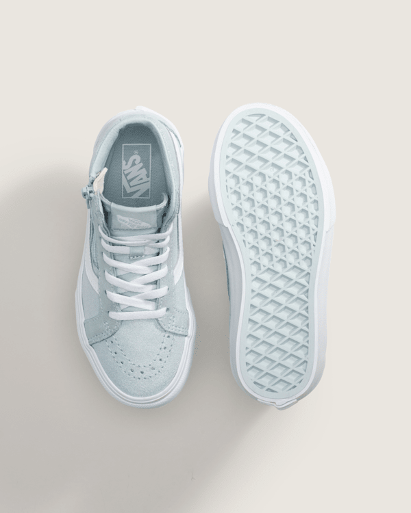 Little Kids Sk8-Hi Side Zip Shoe in Holographic Dawn Mist | Vans