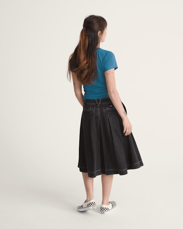 Authentic Chino Denim Skirt