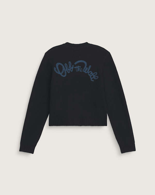 Dolly Chain Stitch Cardigan Sweater in Black | Vans