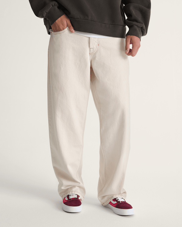 Premium Check-5 Loose Denim Pants