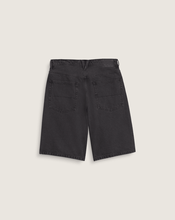 Check-5 Baggy Denim Shorts in Washed Black | Vans
