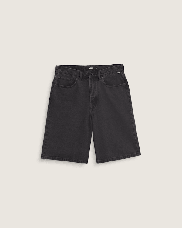 Check-5 Baggy Denim Shorts in Washed Black | Vans