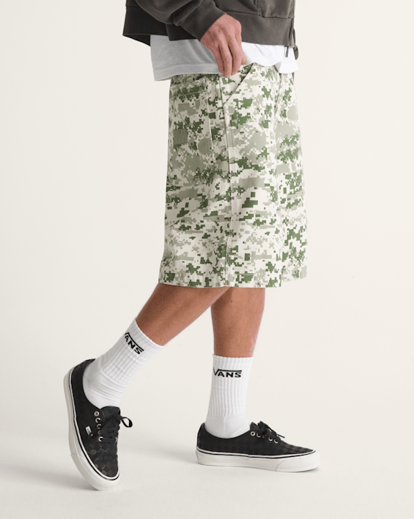 Premium Check-5 Baggy Canvas Short