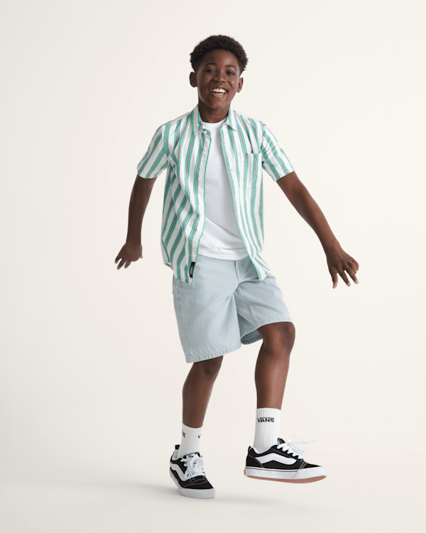 Kids Check-5 Baggy Denim Shorts