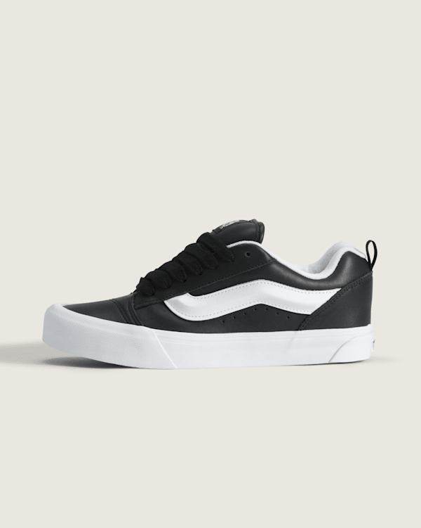 Knu Skool Shoe in Black / True White | Vans