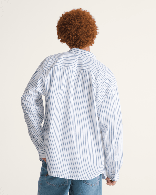 Premium Dobby Stripe Long Sleeve Shirt