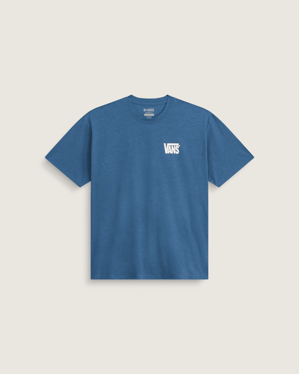 Outline Hybrid T-Shirt in True Navy Blue | Vans