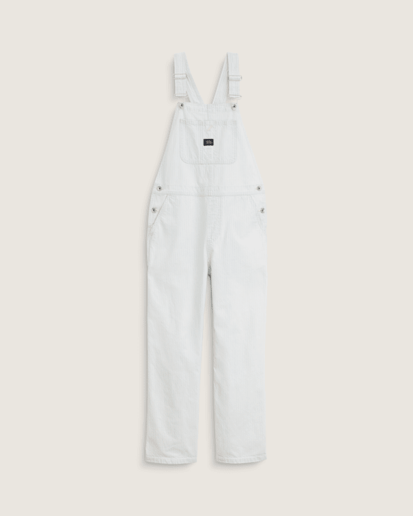 Chore Stripe Overalls in Ice Stripe Blue | Vans
