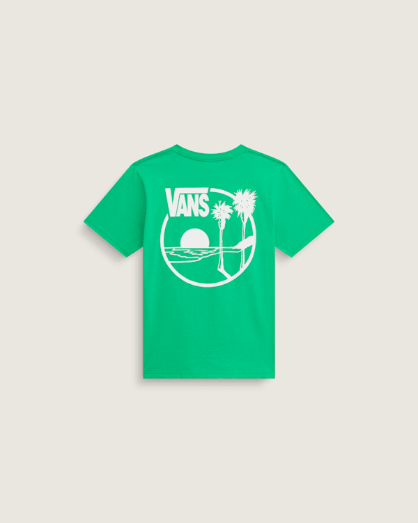 Kids Sano T-Shirt in Vivid Verdant Green | Vans