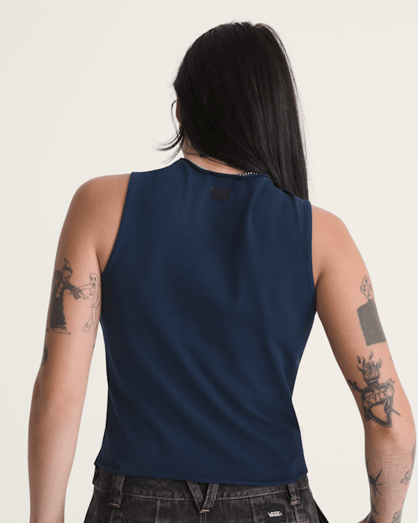 Mock Neck Tank Top