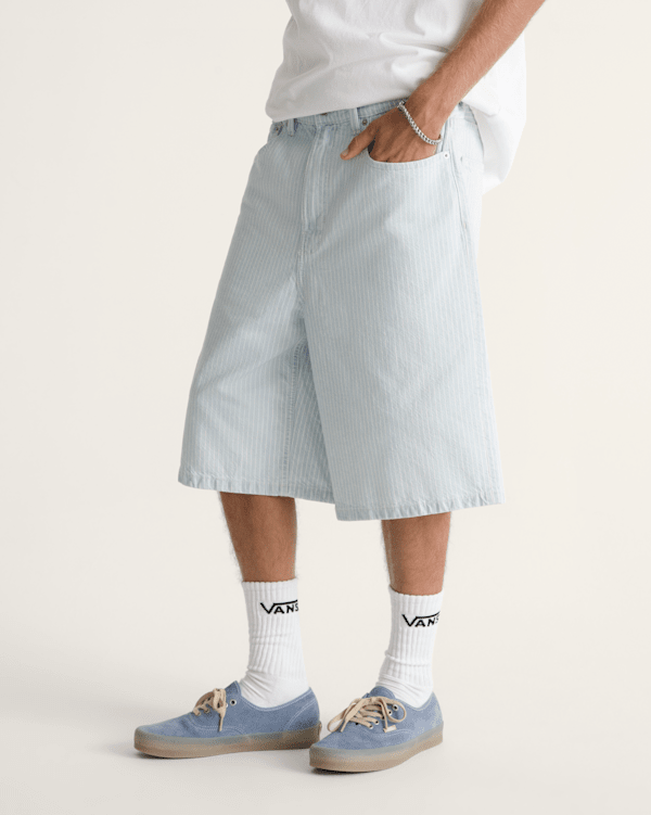 Check-5 Baggy Denim Shorts
