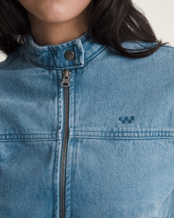 Premium Wmn Pomona Collarless Station Jacket