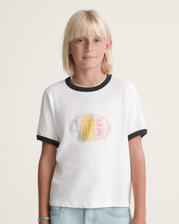 Kids Trademarked Ringer T-Shirt | Vans US