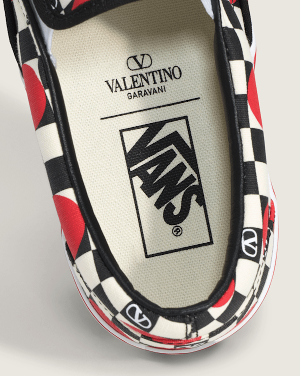 Valentino Garavani and Vans Classic Slip-On Checkerboard