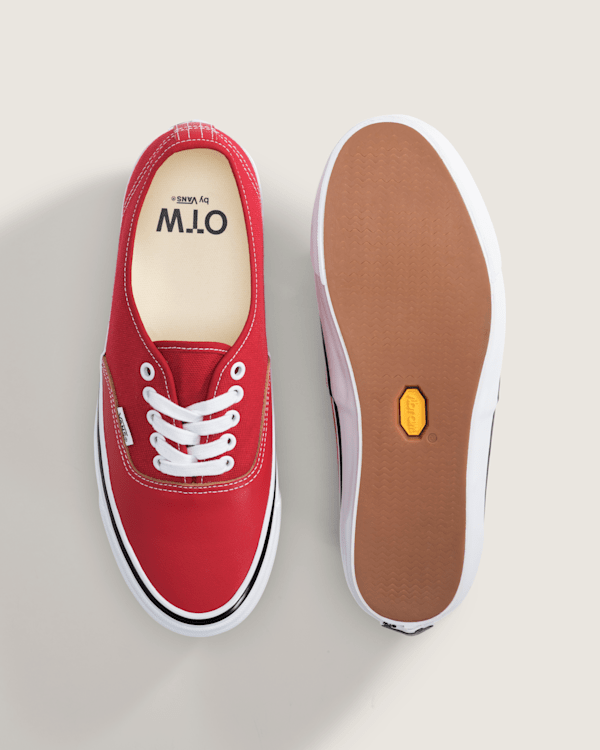 OTW Authentic 44 Siped Vibram in Racing Red | Vans