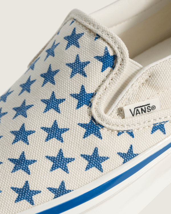 Premium Classic Slip-On Shoe in True Blue / Marshmallow White | Vans