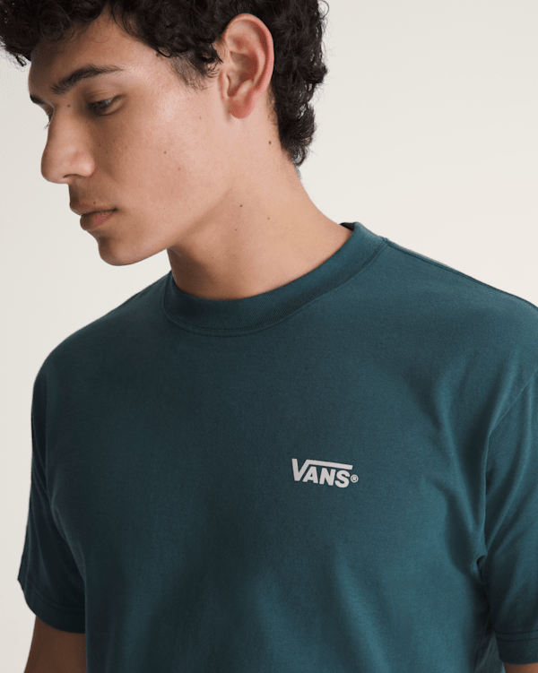 New Left Chest T-Shirt in Mossy Olive Green | Vans